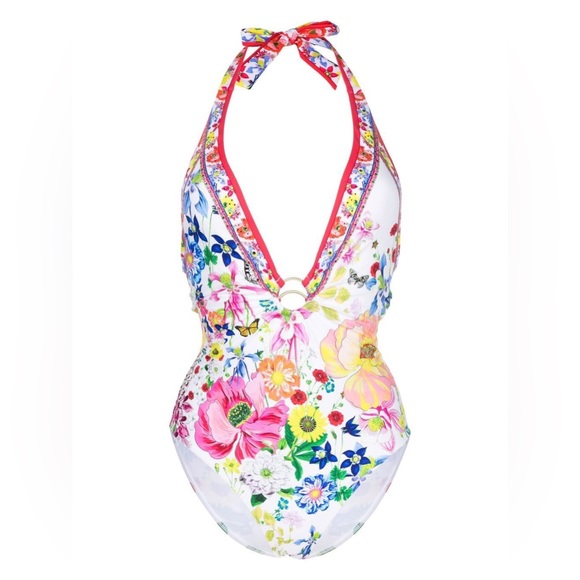 Small Camilla Fairy-Gang floral-print swimsuit white, pink, multi color - Picture 3 of 12